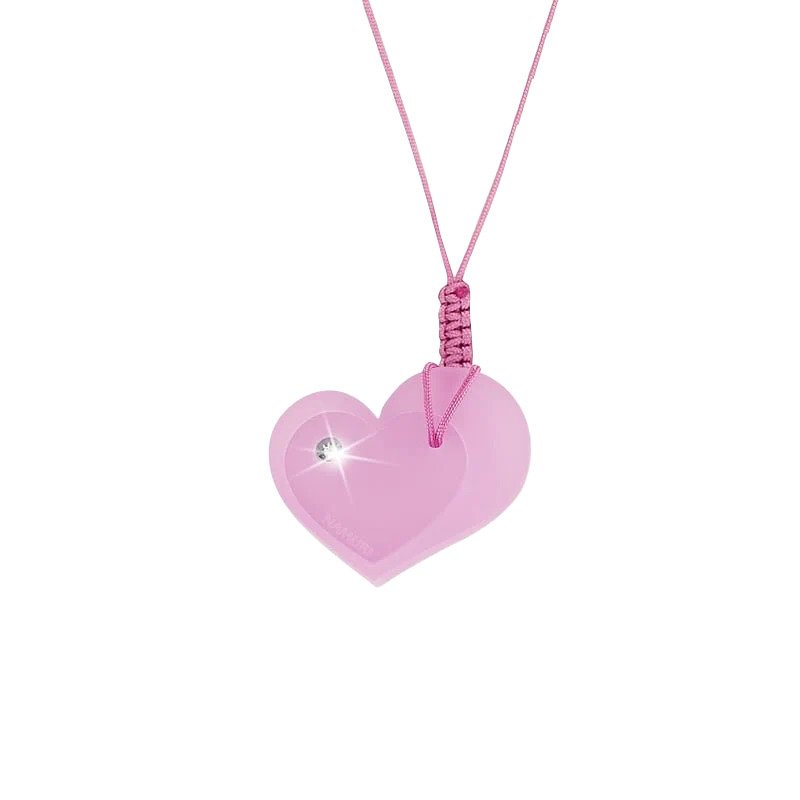 Blister Namuri Baby con Pendente Cuore Rosa e Diamante 0,03 ct - npxj-cr03