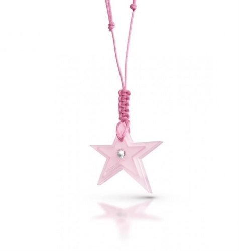Blister Namuri Baby con Pendente Stella Rosa e Diamante 0,03 ct - npxj-sr03