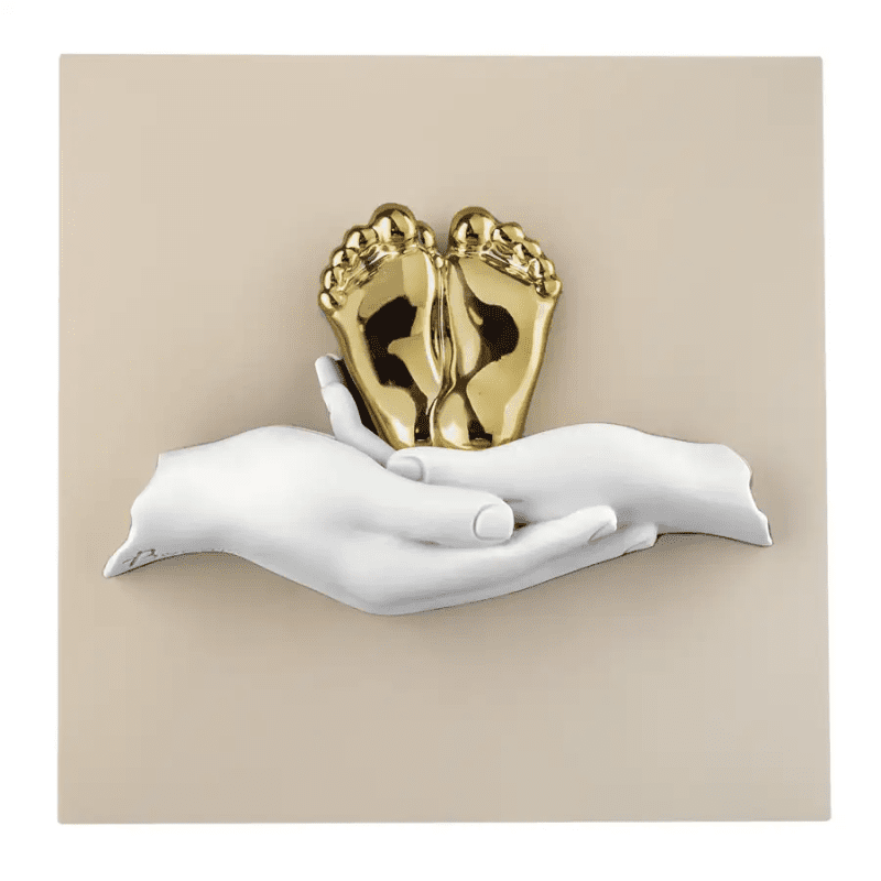 Placca battesimo piedini - me2739/n