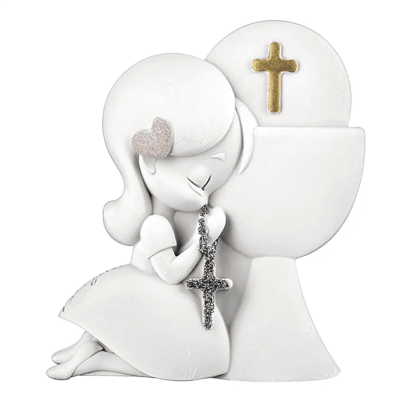 Placca comunione calice bimba - me2744/2