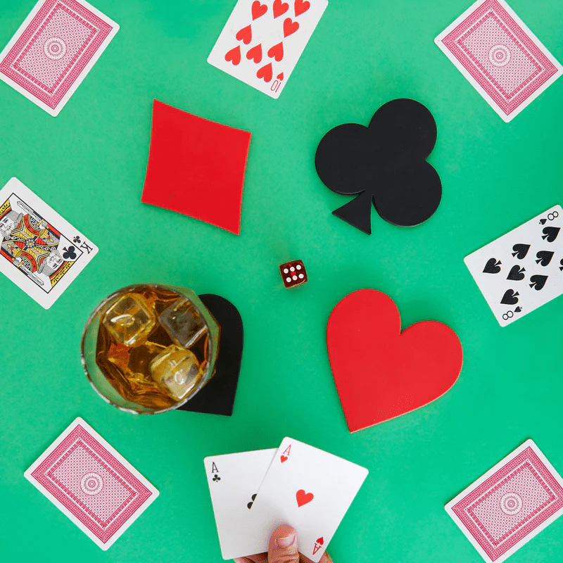 Set 4 Sottobicchieri Dealer - 27738