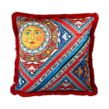 Cuscino grande dal design moderno in velluto - cus60-sol02