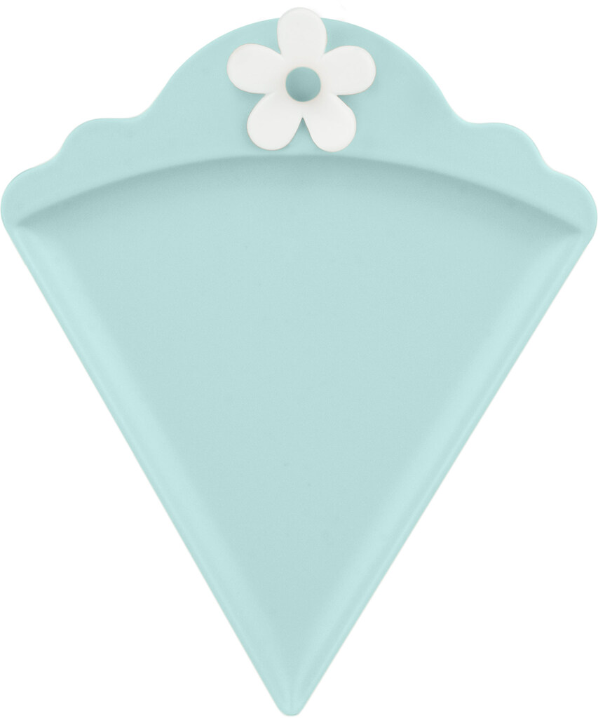 Fetta torta verdino fiori bianchi - flsli-flo05 Fetta torta verdino fiori bianchi - flsli-flo05