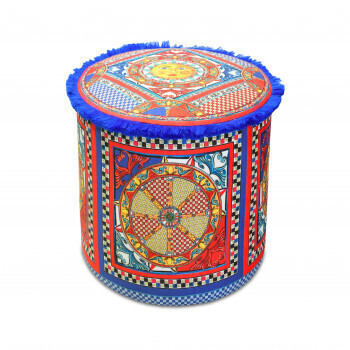 Pouf in velluto dal design moderno - pou-sol01 Pouf in velluto dal design moderno - pou-sol01