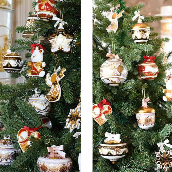 Palla natale ovale diam. 9 cm - romantic pink - xball3-gal03