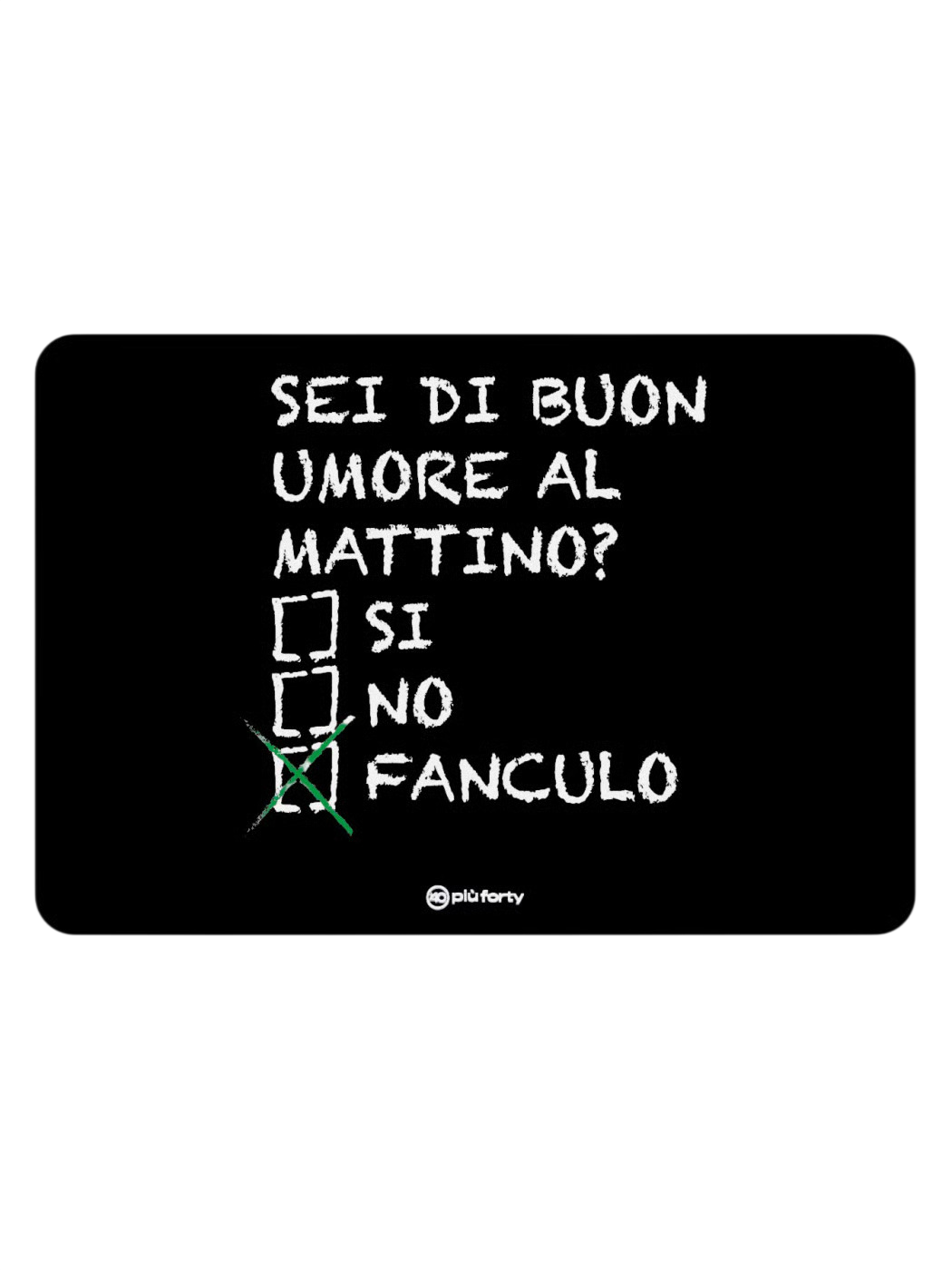 Tovaglietta in pp cm 4530 - stampaBuon umore al mattino - p0364-um