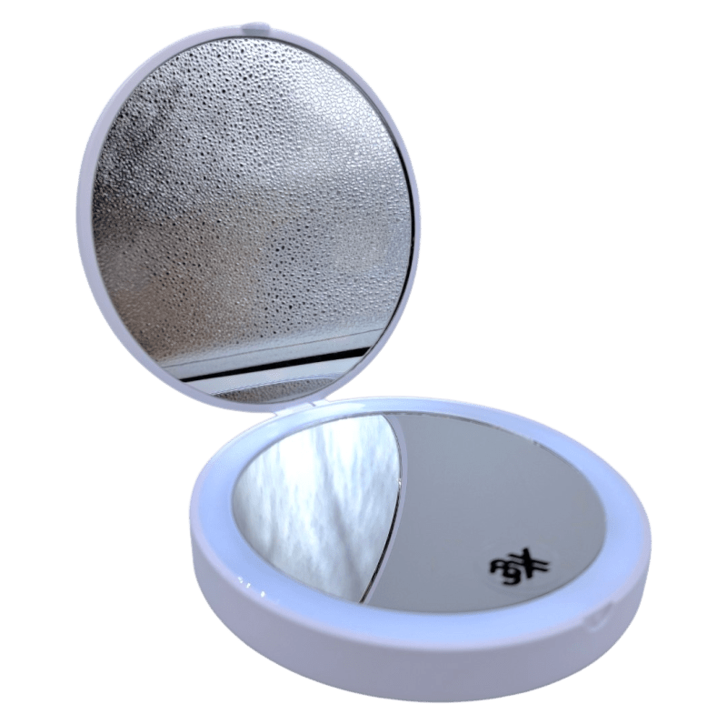 Specchio richiudibile rotondo con led
Bianco.
Stampa - bibbidi bobbidi boo - p0406-bb