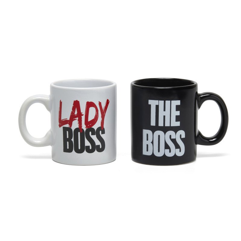 Set 2 tazzine ceramica  stampa
Boss/lady boss - stz01