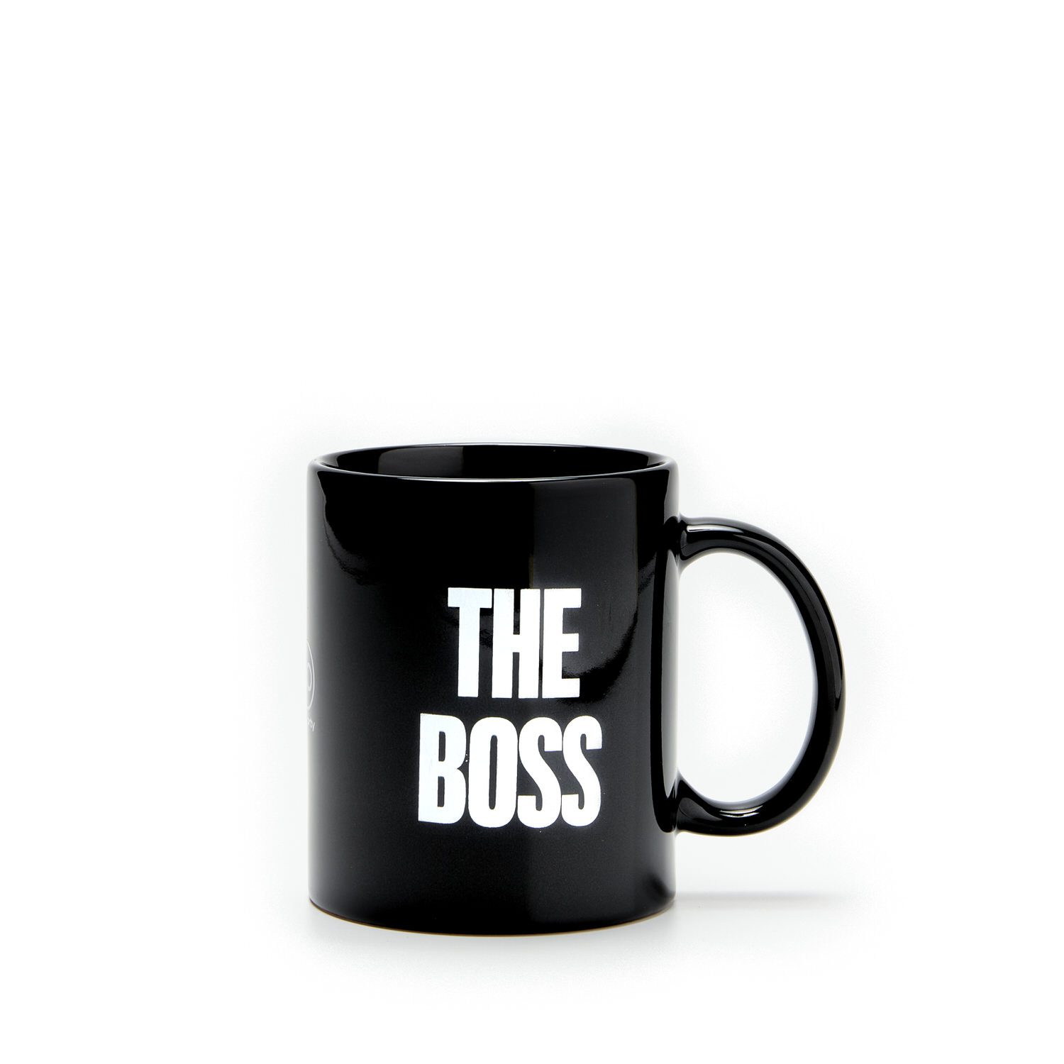 Mug nera ceramica con  the boss - tz06 -bk