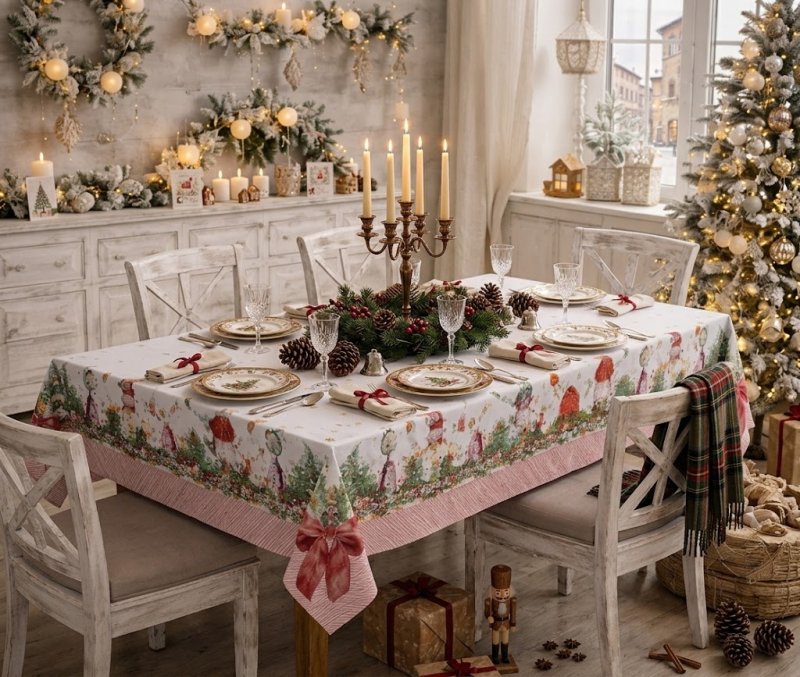 Vintage Tovaglia 12 Posti 145x270 Cm - 8385