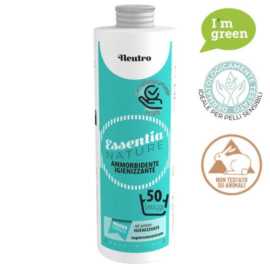 Flacone 1000 ML Ammorbidente Neutro Professionale ad azione Igienizzante - 1000neutro