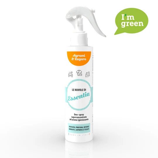 Spray Igienizzante Profumato Le Nuvole di Essentia - Agrumi e Zagara 250 ML - lenuvoleagtr