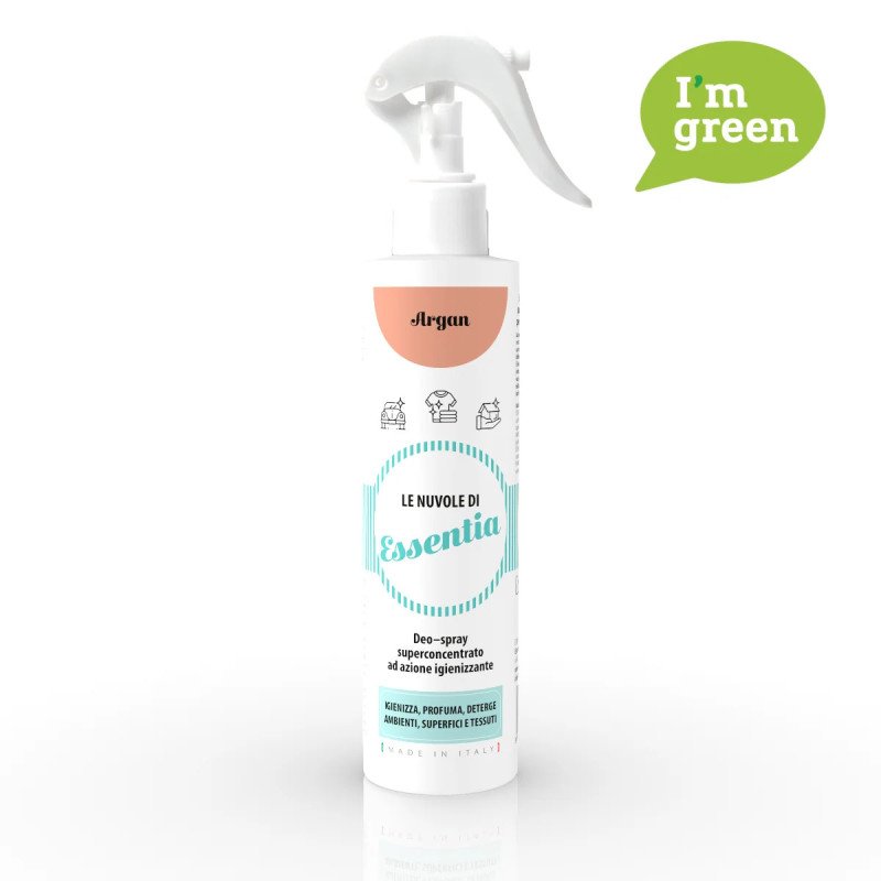 Spray Igienizzante Profumato Le Nuvole di Essentia - Argan 250 ML - lenuvoleartr