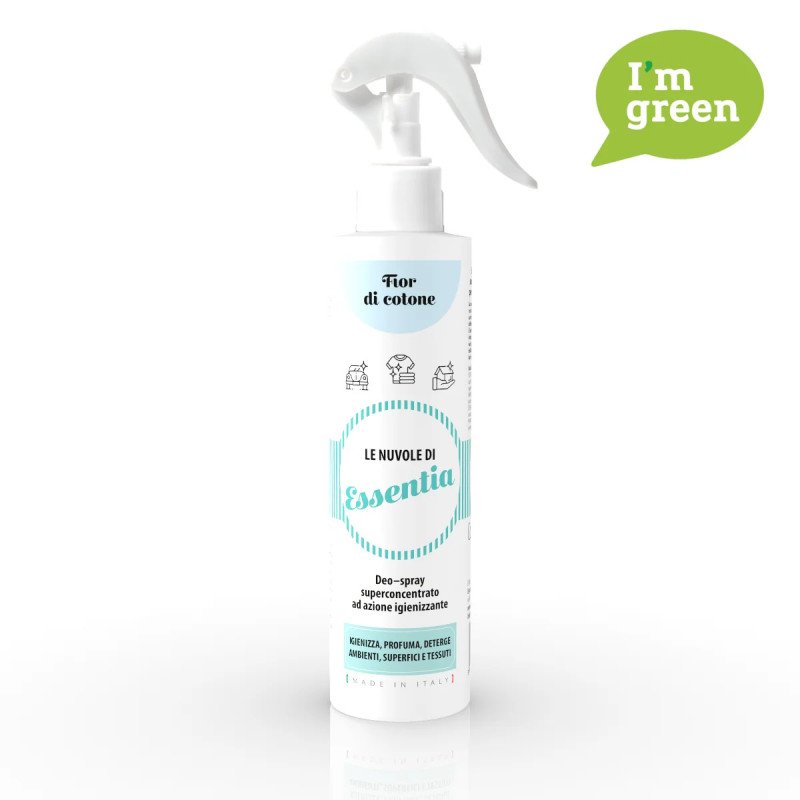 Spray Igienizzante Profumato Le Nuvole di Essentia - Fior di Cotone 250 ML - lenuvolefctr