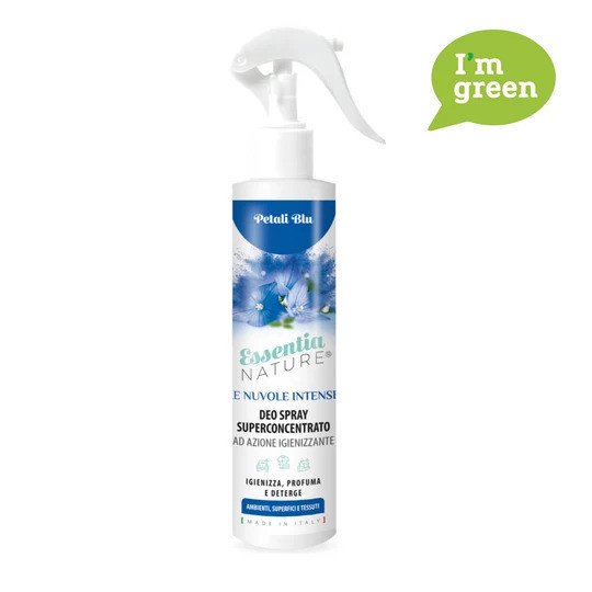 Spray Igienizzante Profumato Le Nuvole di Essentia INTENSE - Petali Blu 250 ML - lenuvolepbtr
