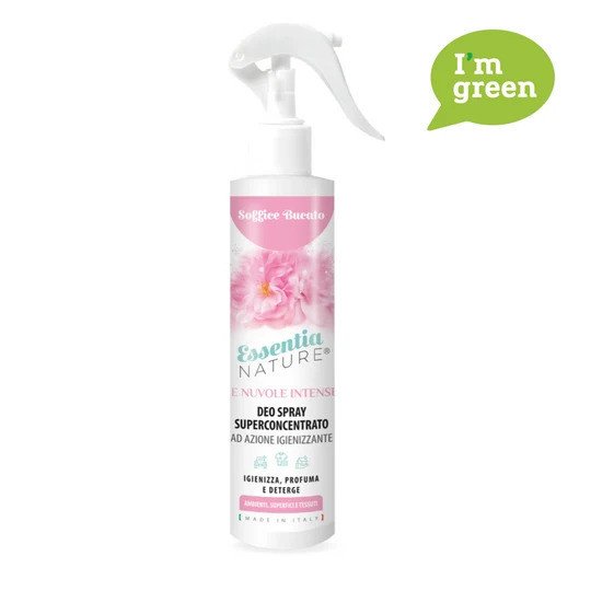 Spray Igienizzante Profumato Le Nuvole di Essentia INTENSE - Soffice Bucato 250 ML - lenuvolesotr