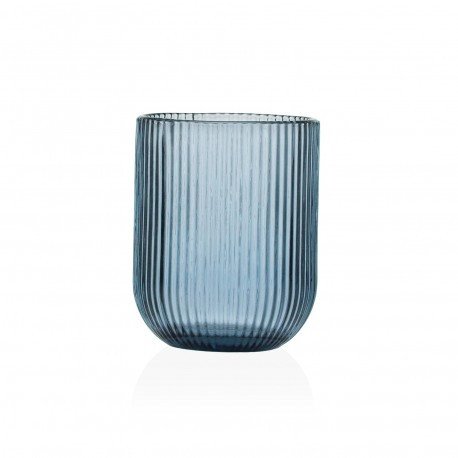 Bicchiere Righe Blu 250ml - 23090016