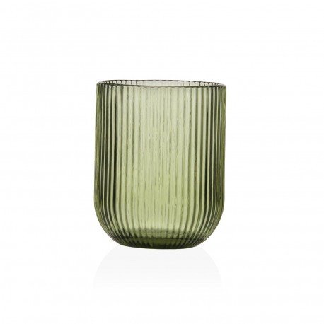 Bicchiere Righe Verde 250ml - 23090018
