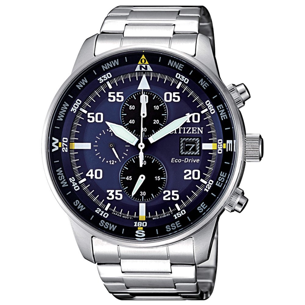 Orologio citizen uomo aviator crono eco drive - ca0690-88l