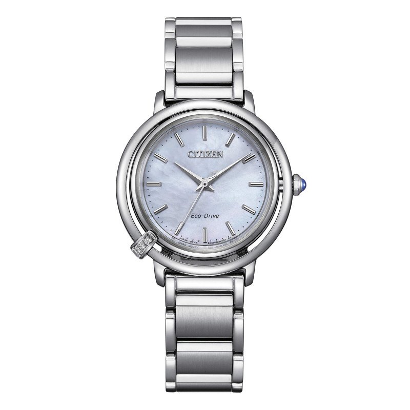 Orologio Donna Citizen Lady Arcly Azzurro con diamanti - em1090-60d