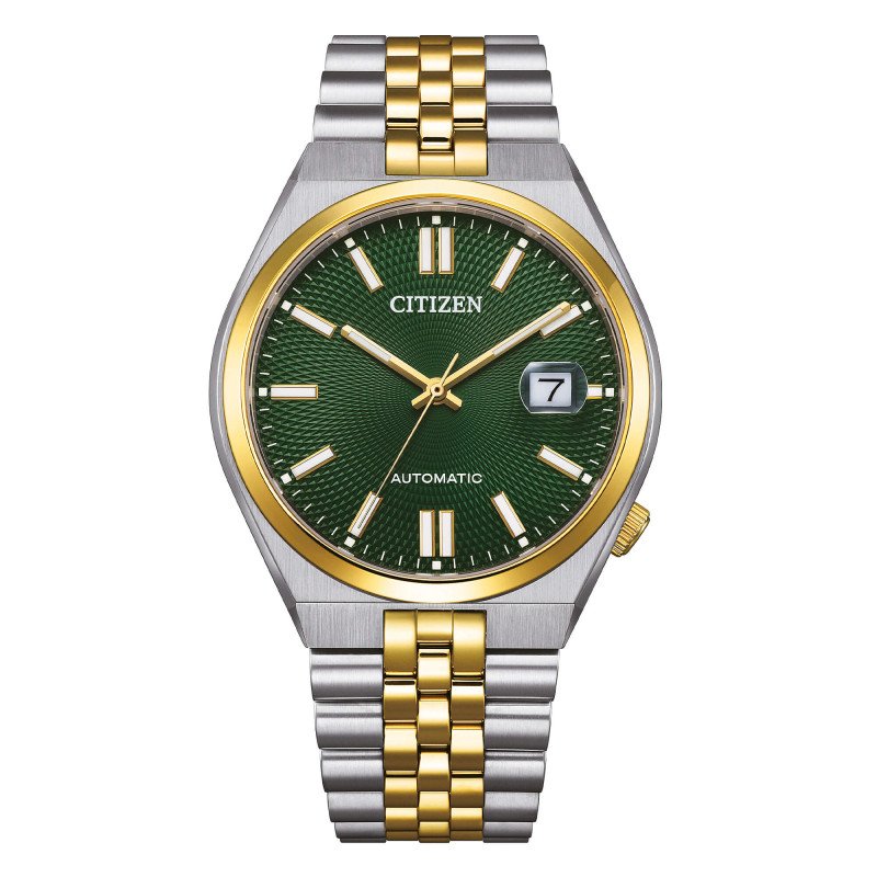 Orologio Citizen Uomo Meccanico Tsuyosa 60 Verde - nk0024-54x